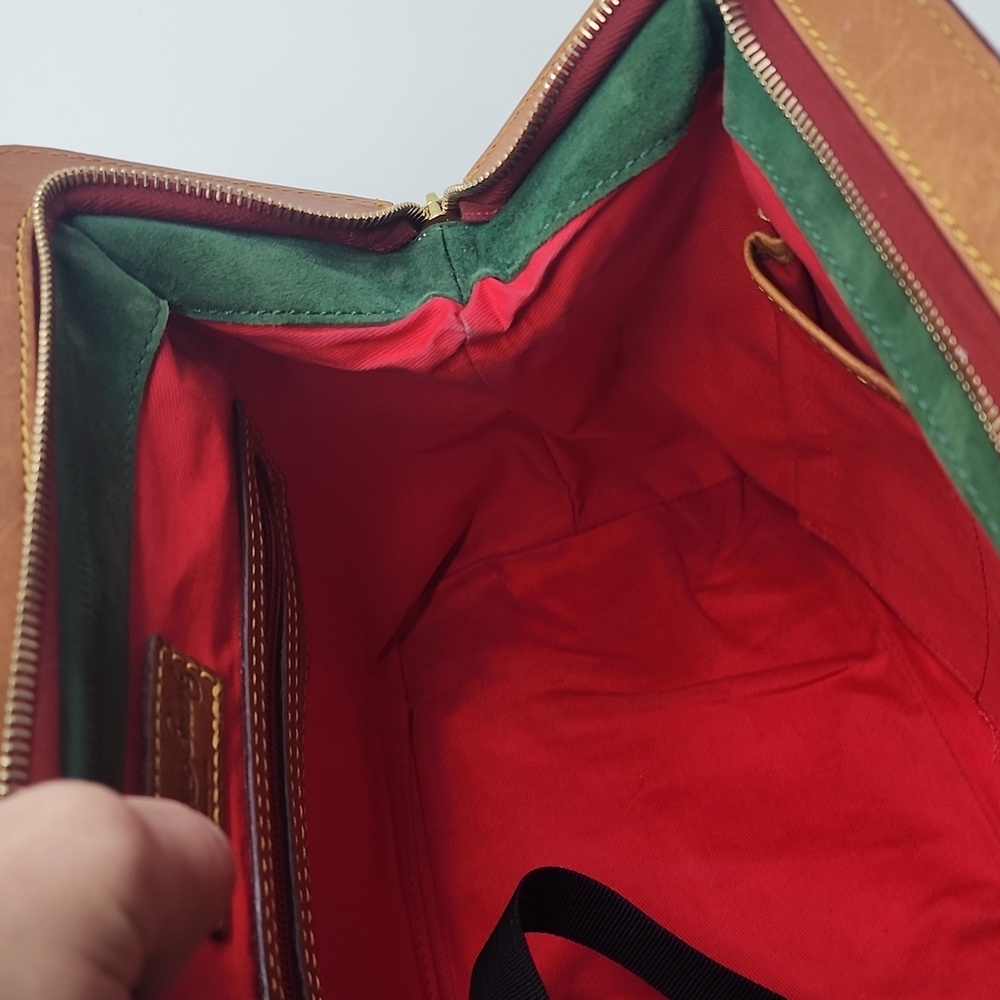 Dooney and Bourke Mitchell Handbag, Whiskey Leather, pre-owned - Picture 12 of 13